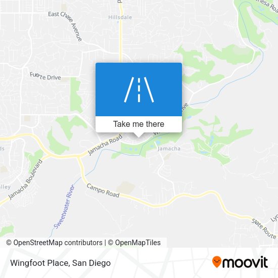 Mapa de Wingfoot Place