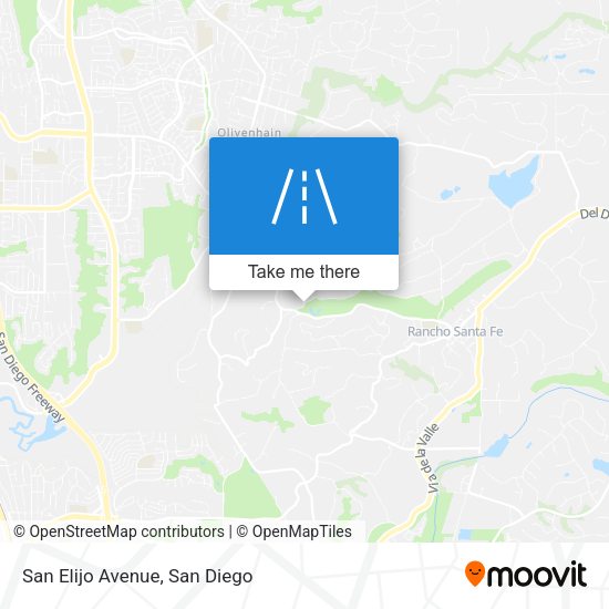 Mapa de San Elijo Avenue
