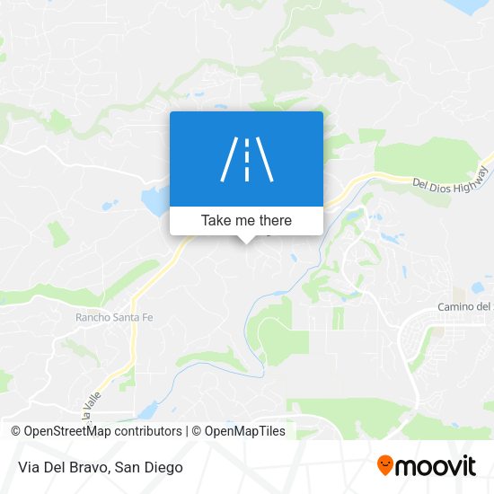 Mapa de Via Del Bravo