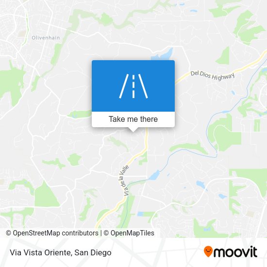 Mapa de Via Vista Oriente