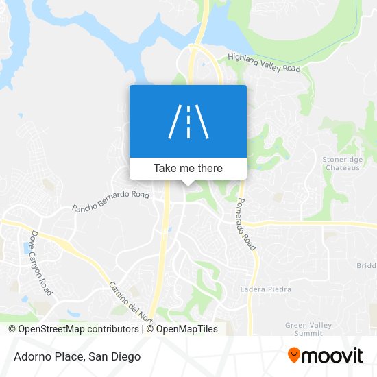 Mapa de Adorno Place