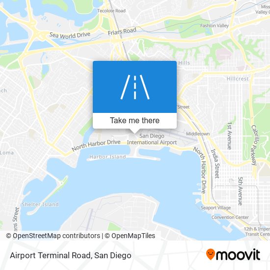 Airport Terminal Road map