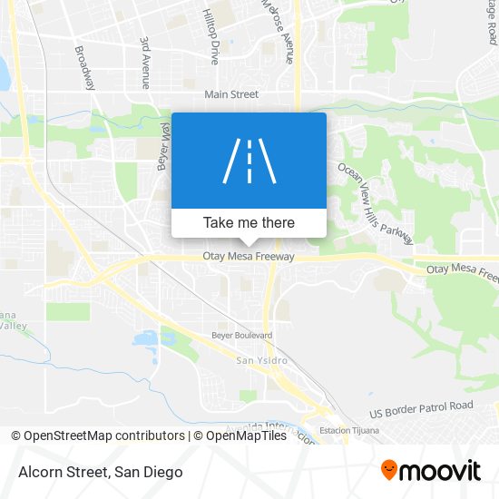 Alcorn Street map