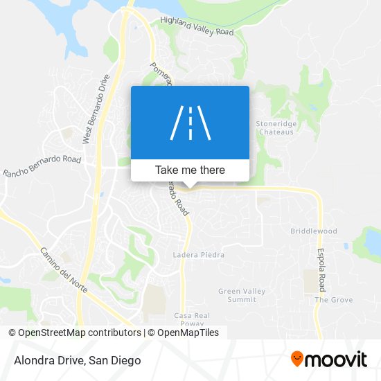 Alondra Drive map