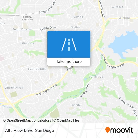 Alta View Drive map