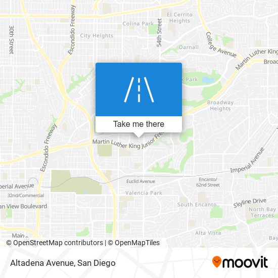 Altadena Avenue map
