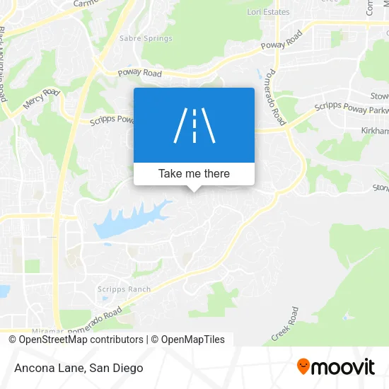Ancona Lane map