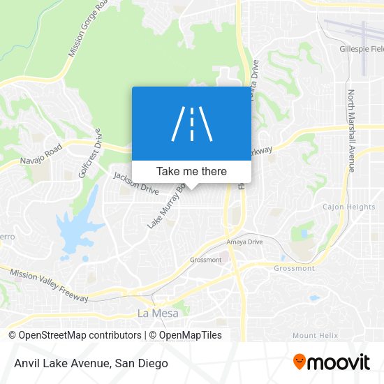 Mapa de Anvil Lake Avenue