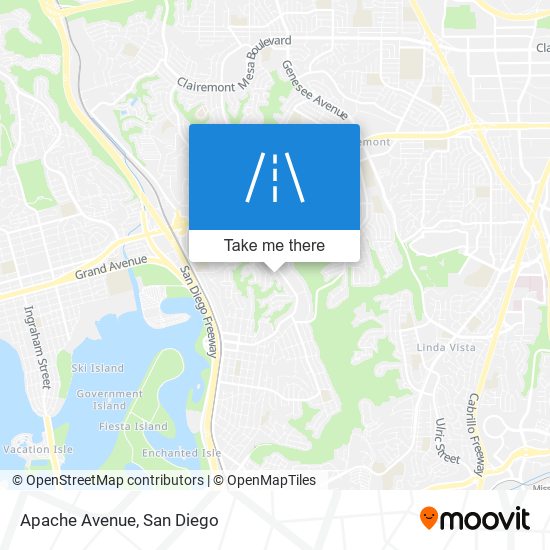 Apache Avenue map