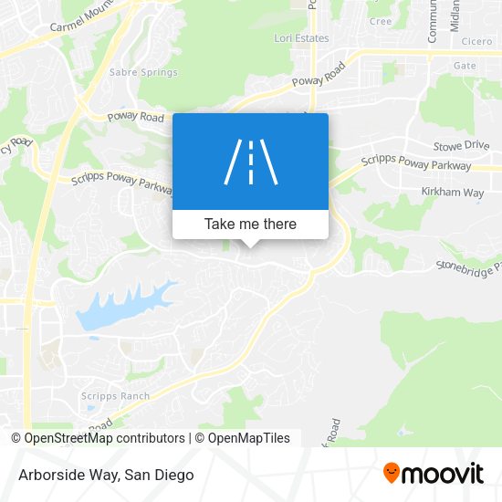 Mapa de Arborside Way