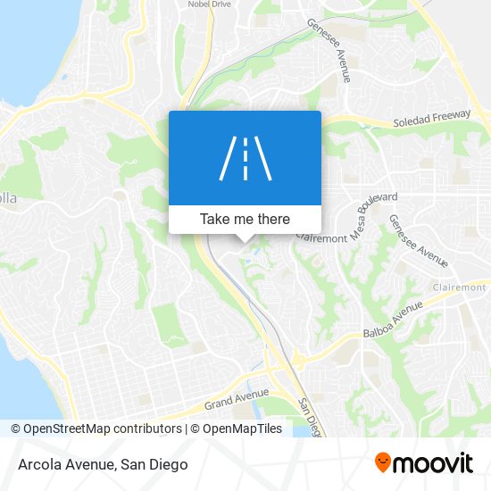Arcola Avenue map