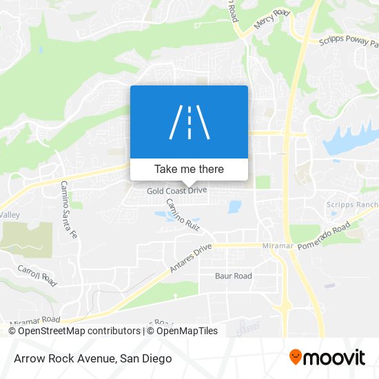 Arrow Rock Avenue map