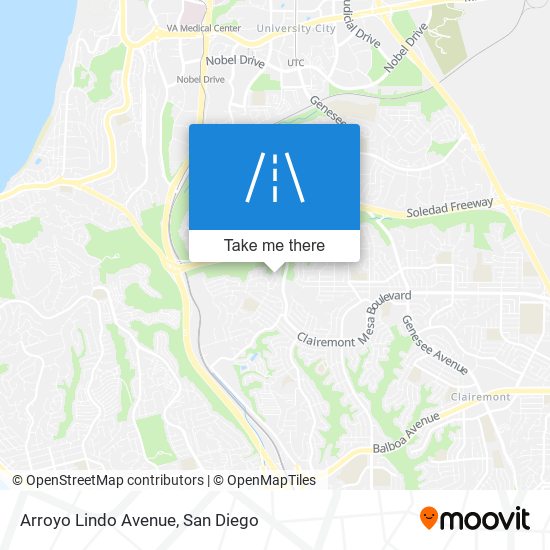 Arroyo Lindo Avenue map