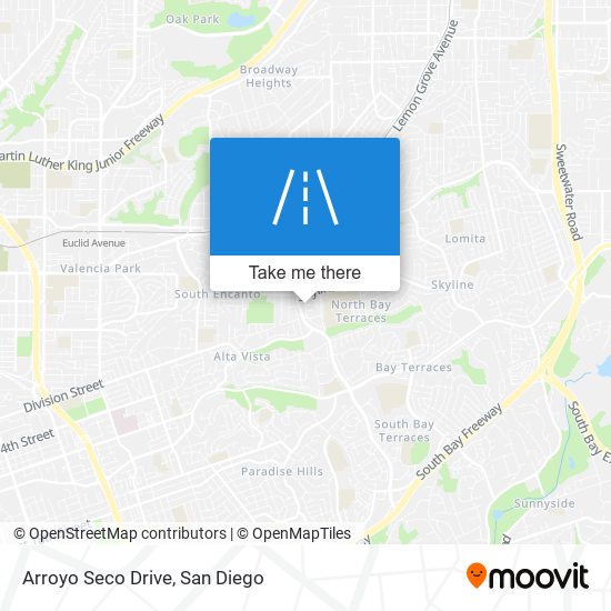 Arroyo Seco Drive map