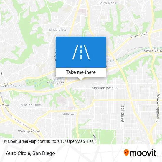 Auto Circle map