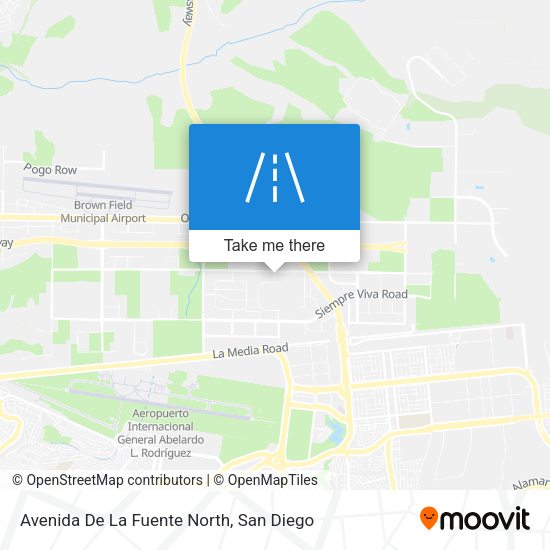 Mapa de Avenida De La Fuente North