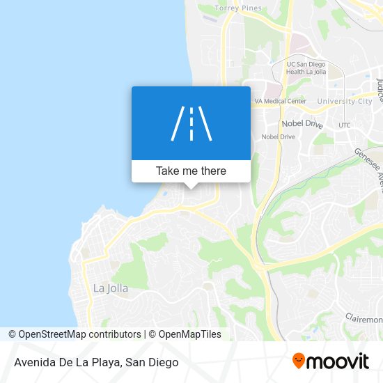 Mapa de Avenida De La Playa