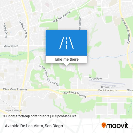 Mapa de Avenida De Las Vista