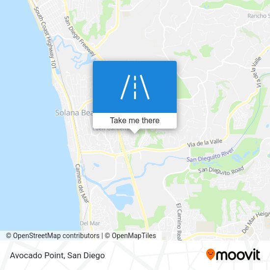 Mapa de Avocado Point