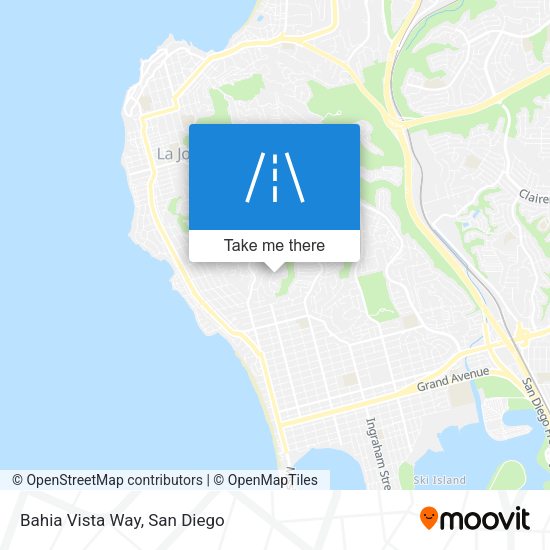 Bahia Vista Way map