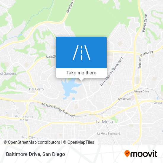 Mapa de Baltimore Drive