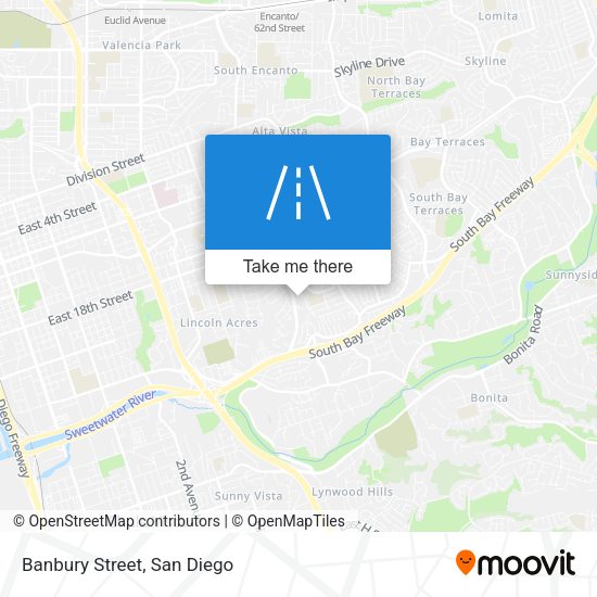 Mapa de Banbury Street