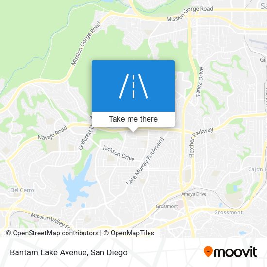 Mapa de Bantam Lake Avenue