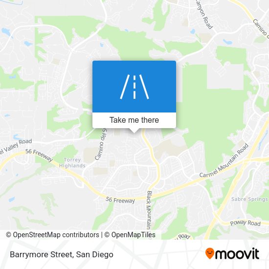 Mapa de Barrymore Street