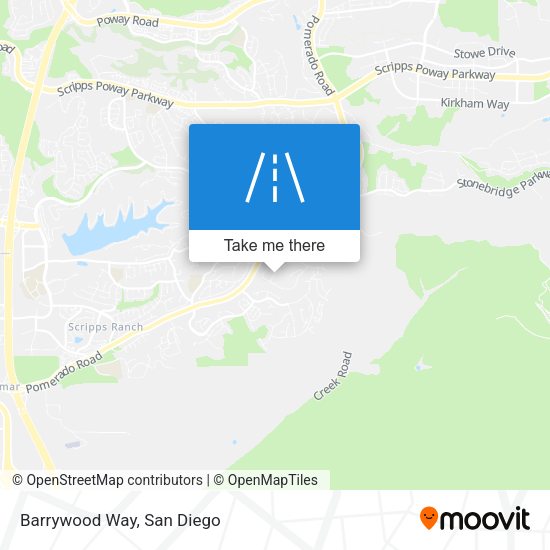 Mapa de Barrywood Way