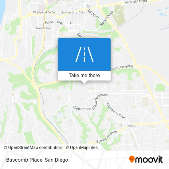 Bascomb Place map