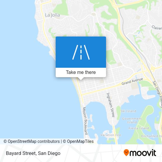 Mapa de Bayard Street