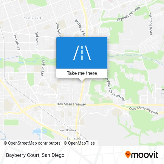 Mapa de Bayberry Court