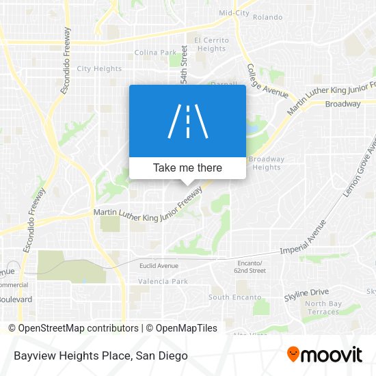 Mapa de Bayview Heights Place