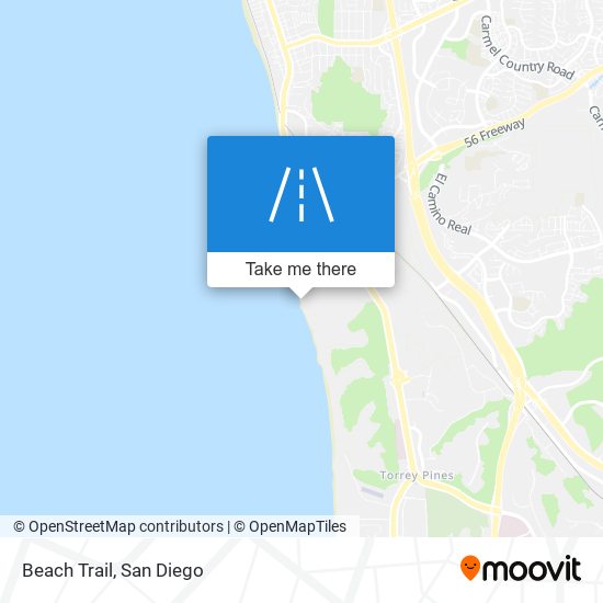 Mapa de Beach Trail