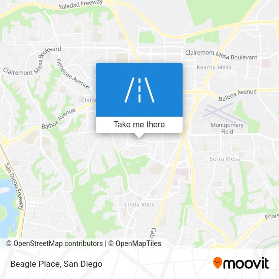 Mapa de Beagle Place