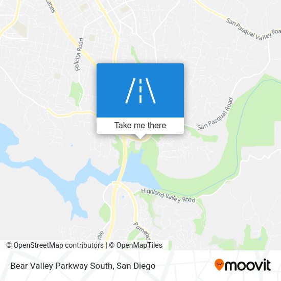 Mapa de Bear Valley Parkway South