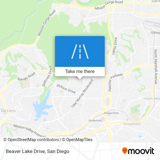 Mapa de Beaver Lake Drive