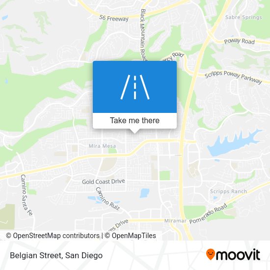 Mapa de Belgian Street