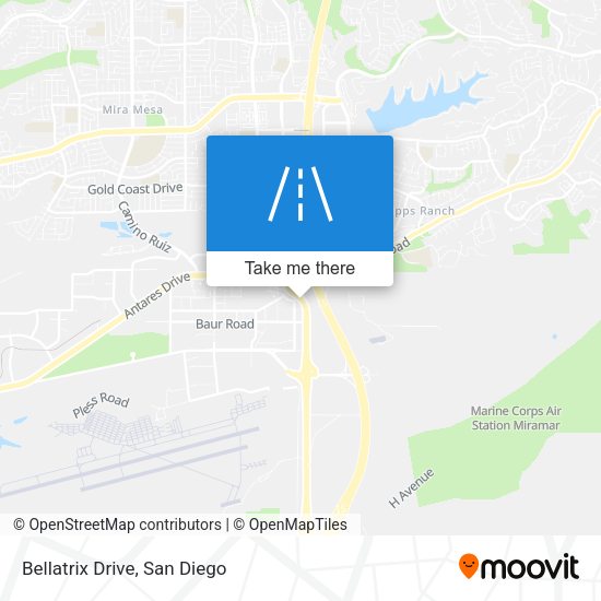 Mapa de Bellatrix Drive