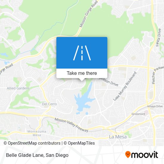 Mapa de Belle Glade Lane