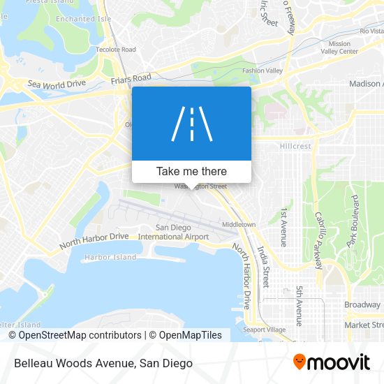 Belleau Woods Avenue map