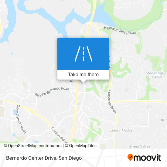 Bernardo Center Drive map