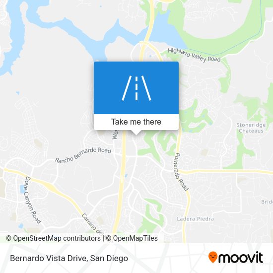Mapa de Bernardo Vista Drive