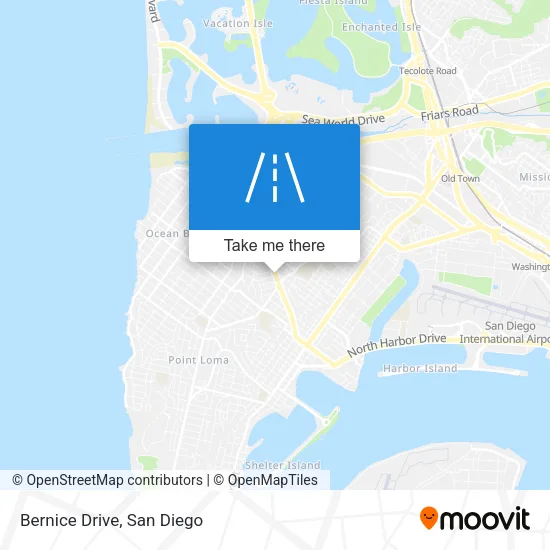 Bernice Drive map