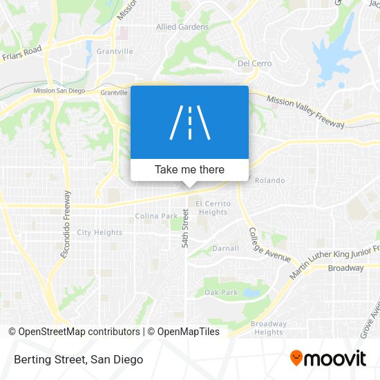 Mapa de Berting Street