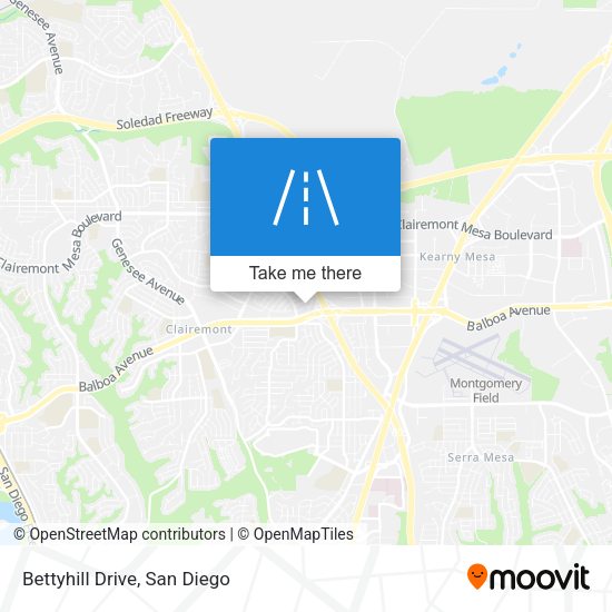 Mapa de Bettyhill Drive