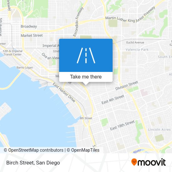 Mapa de Birch Street