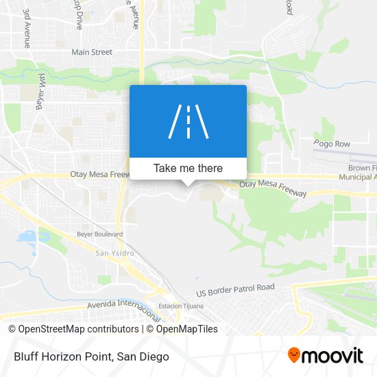 Mapa de Bluff Horizon Point