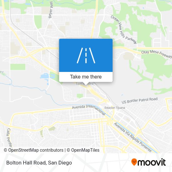 Mapa de Bolton Hall Road