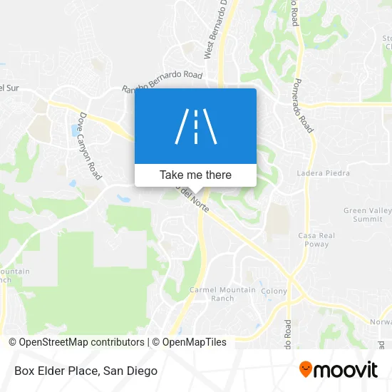 Box Elder Place map